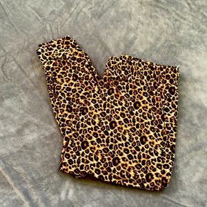 Leopard joggers